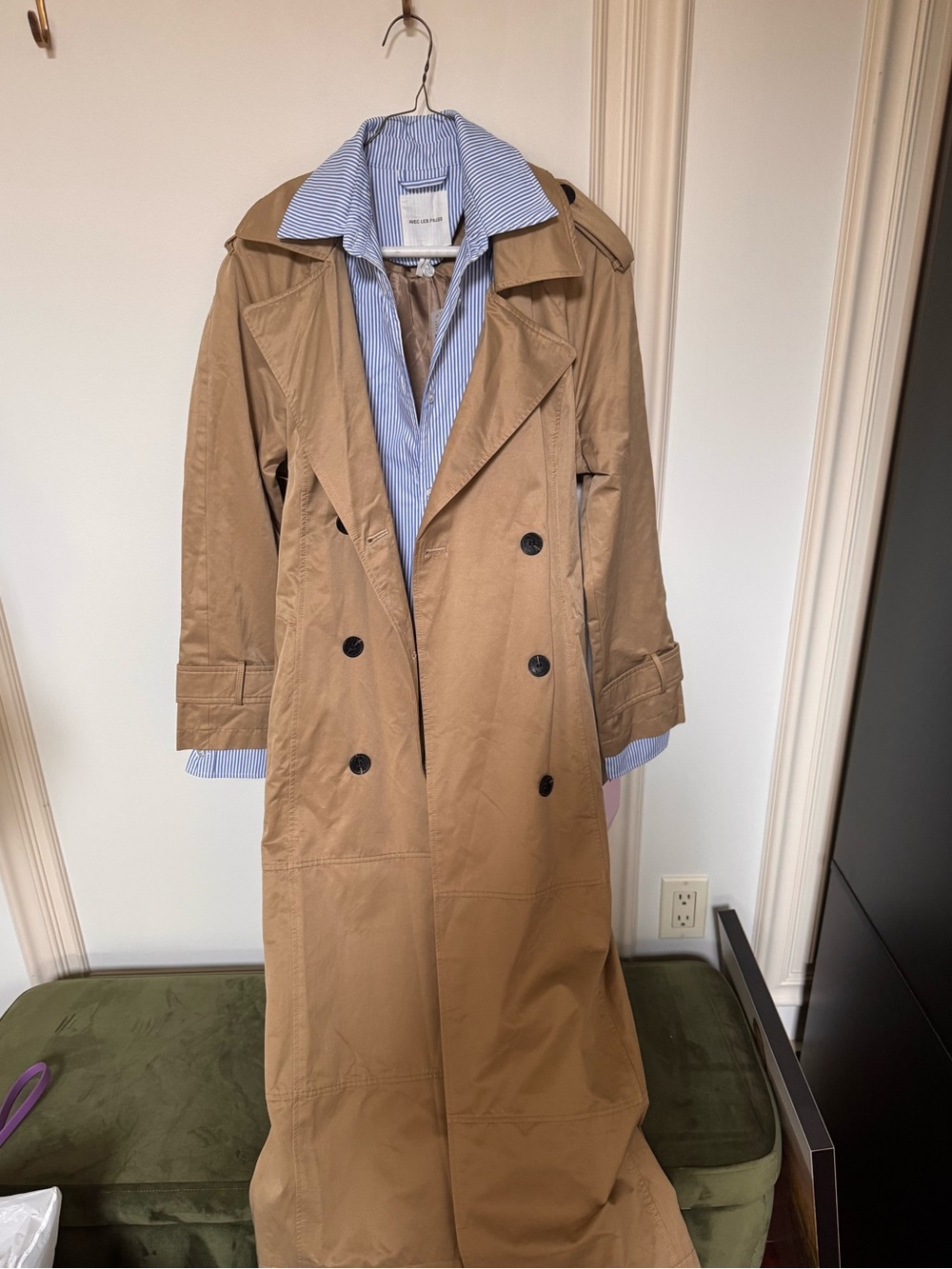 Avec Les Filles trenchcoat